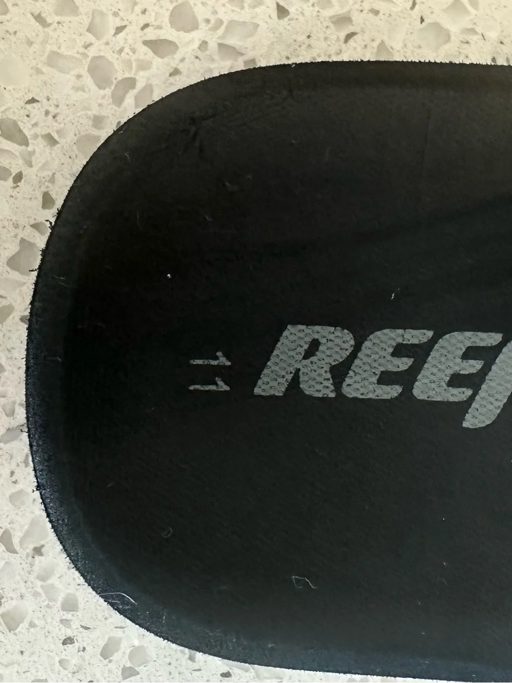 Reef Black Men's Black & Gray Thong Slides Flip-Flops